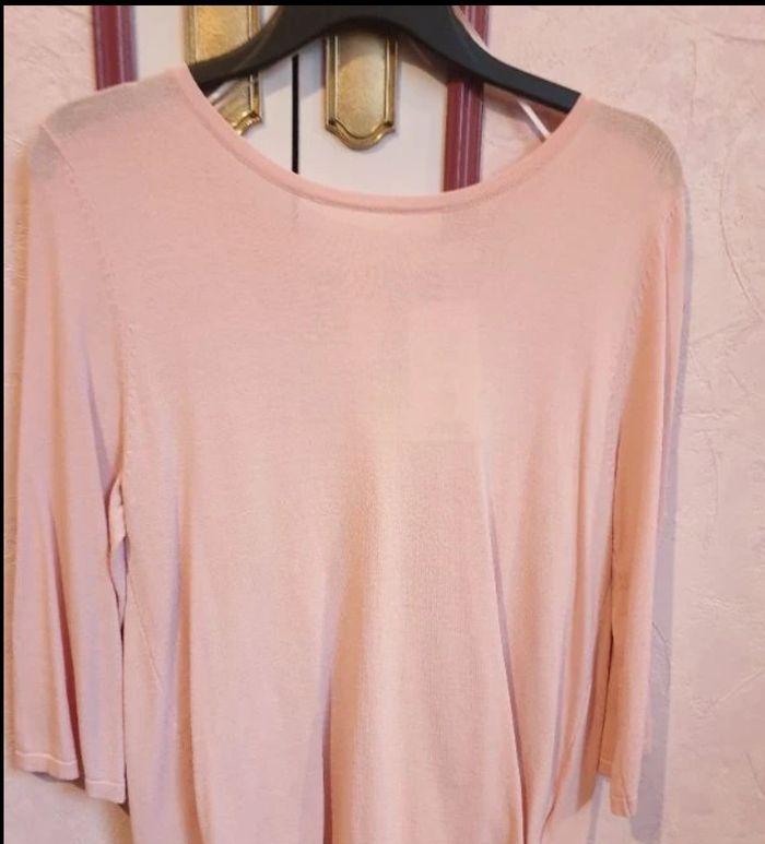 Pull tunique rose T.38/40 neuf 🏷 - photo numéro 4