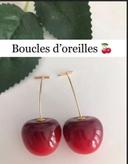 Boucles d'oreilles cerise 🍒