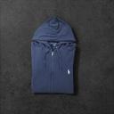 Fullzip Polo Ralph Lauren Femme Taille XL Marine Logo Brodé