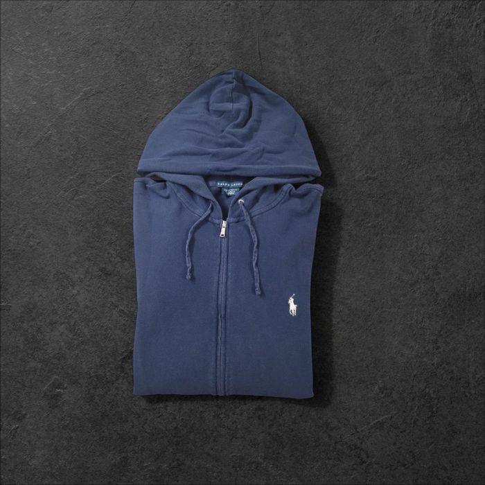 Fullzip Polo Ralph Lauren Femme Taille XL Marine Logo Brodé - photo numéro 1