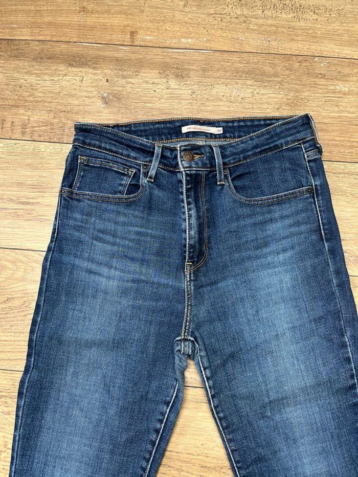 Jean slim Levis bleu foncé. Taille 36 taille haute 721 skinny - photo numéro 9