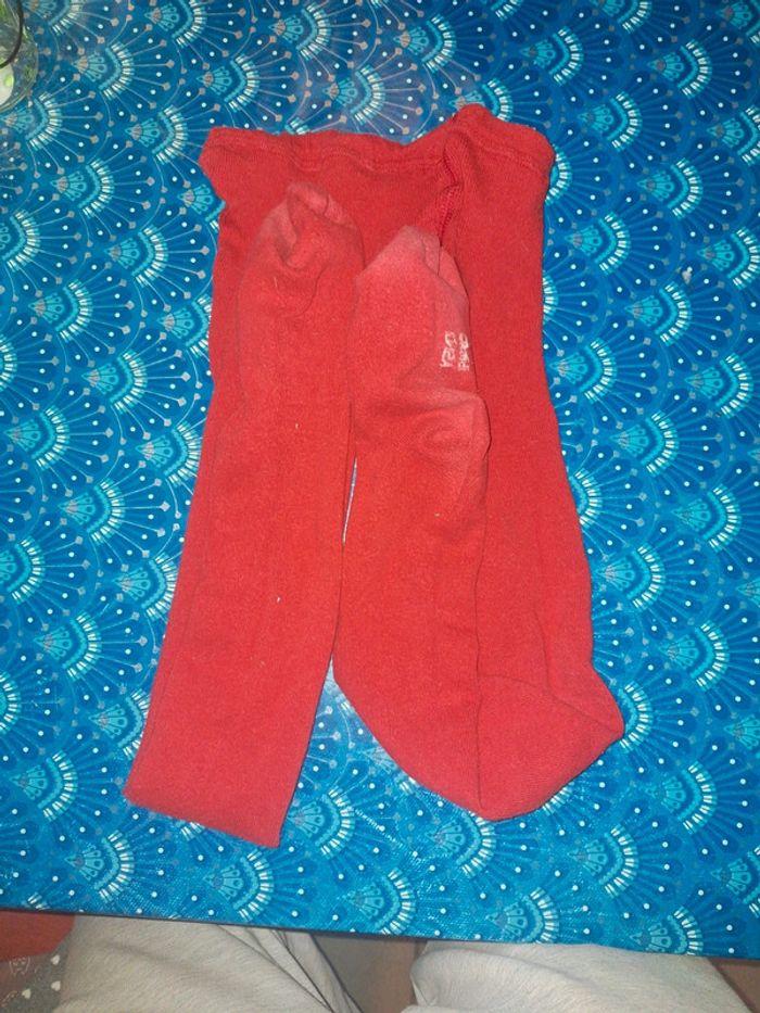 Collant rouge okaïdi 10/12 ans