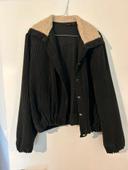 Veste bomber noir