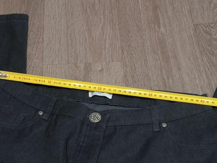 Gemo pantalon femme gris foncé taille 46 - photo numéro 3