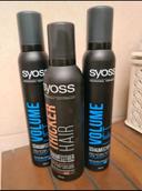 Lot de 3 mousses Syoss