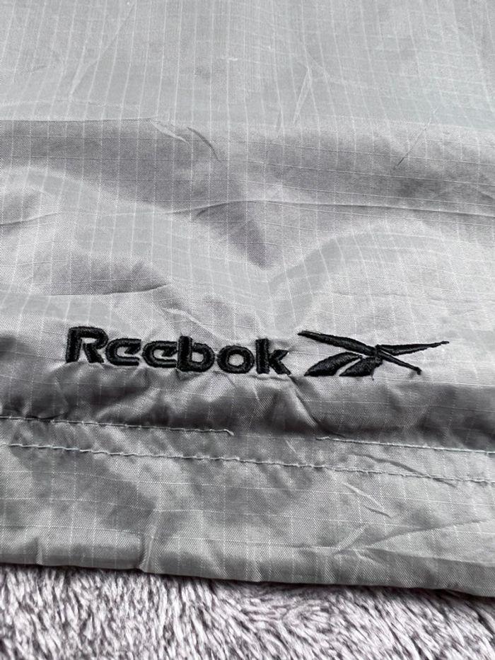 👕 Veste coupe vent Reebok Vintage avec logo brodé Grise Taille M 👕 - photo numéro 9