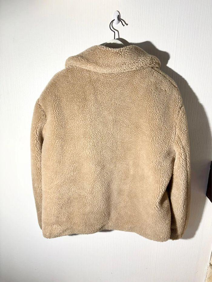 🧥 Veste en fourrure synthétique beige Etam, taille 38 (FR) 🧥 - photo numéro 4