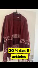 Veste bordeaux