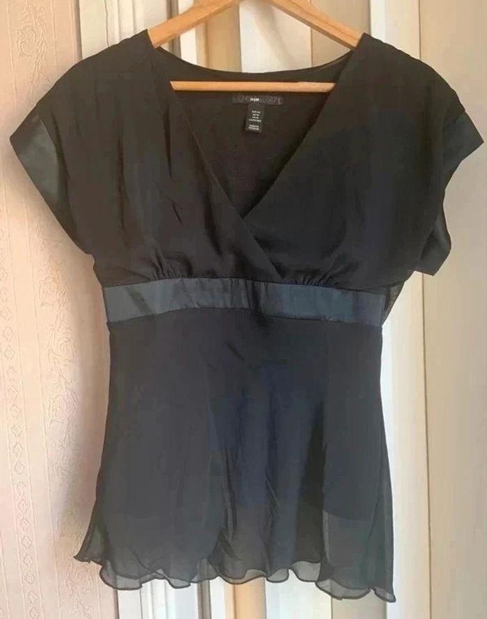 Top noir H&M Taille 40 - photo numéro 1