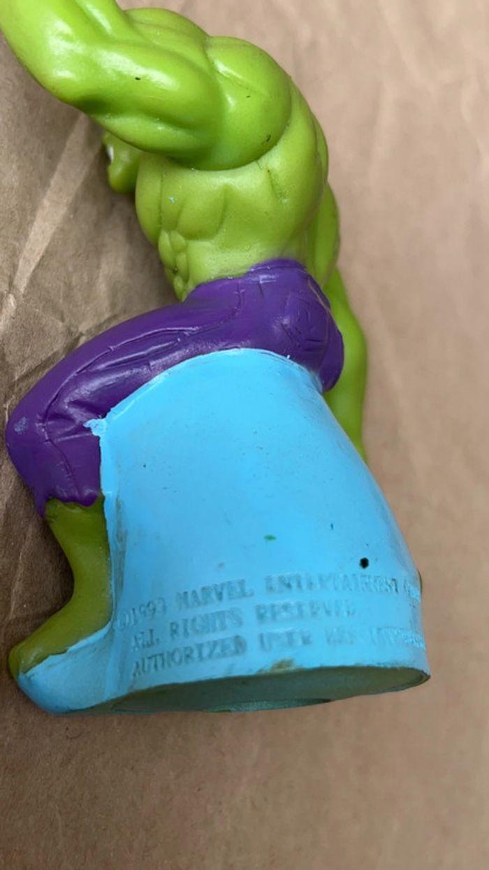 Marvel entertainment group 1993 - Rare figurine l’incroyable Hulk 9cm - photo numéro 11