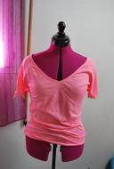 T-shirt rose fluo