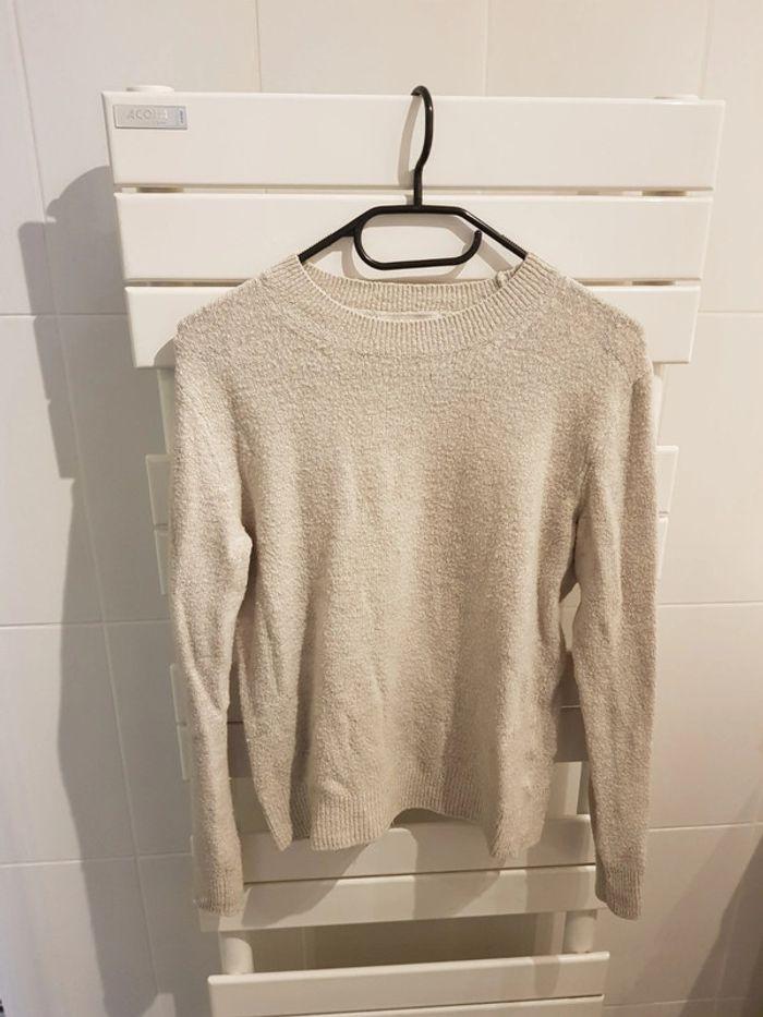 Pull blanc cassé