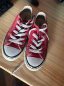 Converse rouge pt28 basse