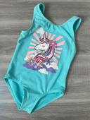 Maillot de bain bleu ciel à motif licorne primark bb 2-4 ans