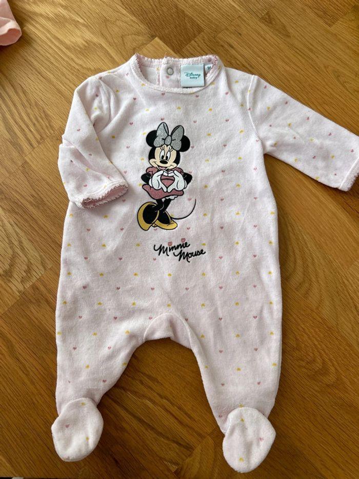 Disney baby Minnie - pyjama velours - photo numéro 1