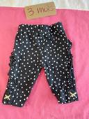 legging a pois froufrous derrière  3mois