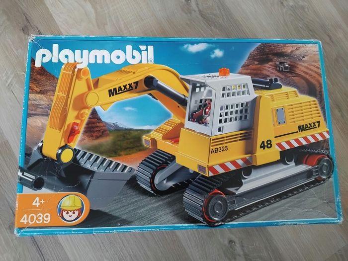 🏗 Playmobil Pelleteuse Engin de Chantier 4039 - photo numéro 2