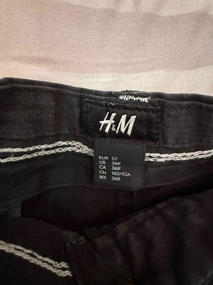 Pantalon homme chino noir h&m taille 42 - photo numéro 3