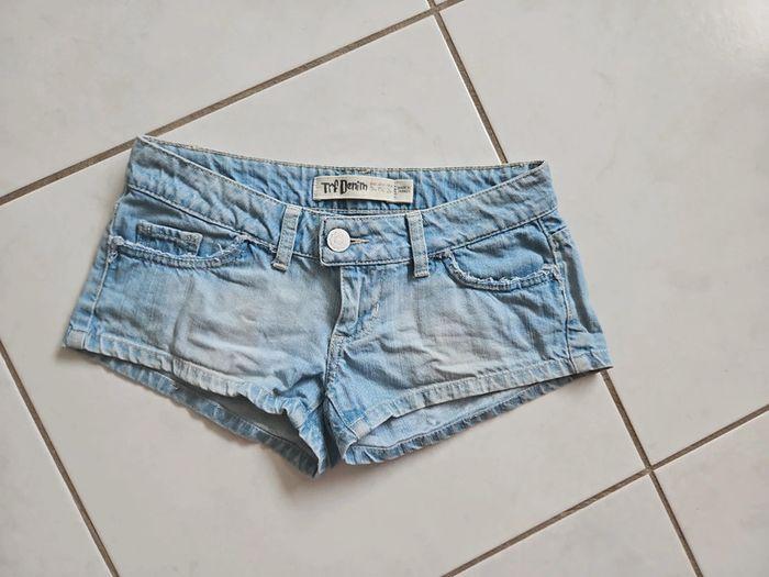 Mini short en jean fille taille 34 TRf denim U30 - photo numéro 2