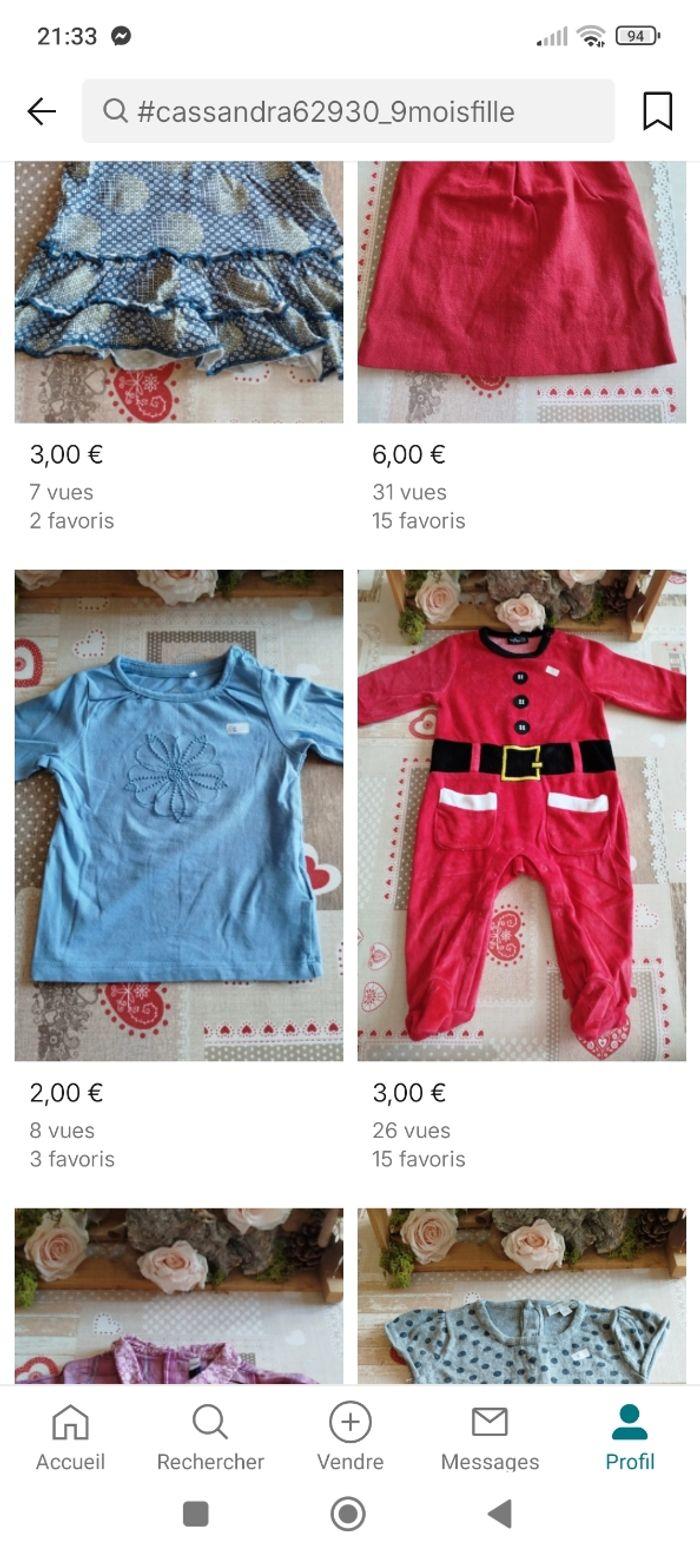 Lot vêtements bébé fille - photo numéro 6