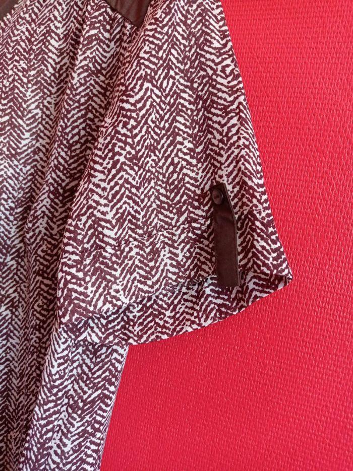 Blouse taille 42/44 Couleur marron - photo numéro 3