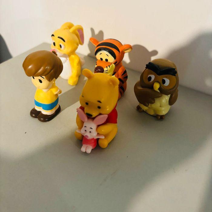 Lot figurine Winnie l’ourson porcinet ours jaune Christophe - photo numéro 2