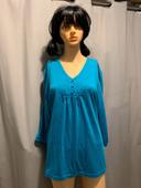 Blouse turquoise