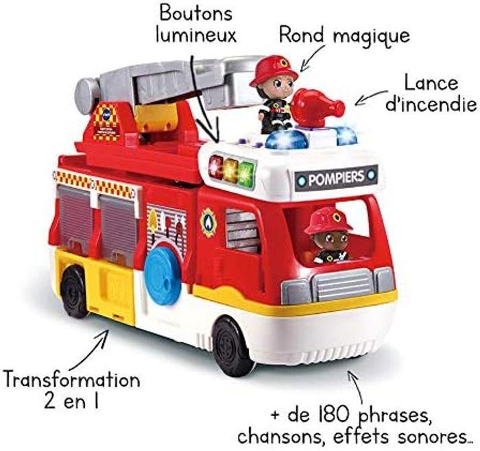 [NEUF] VTech Tut Tut Copains Super Camion Caserne de Pompiers - photo numéro 3