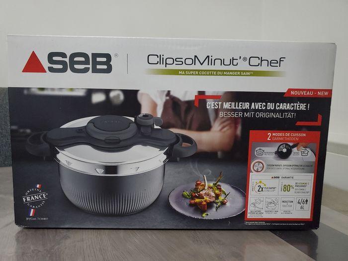 Autocuiseur SEB ClipsoMinut Chef 6L Tout Feux et Induction. - photo numéro 1