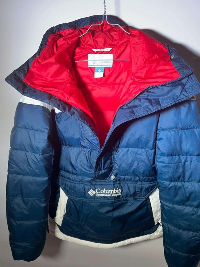 Veste d'hiver à enfiler Columbia homme bleu blanc rouge - photo numéro 2