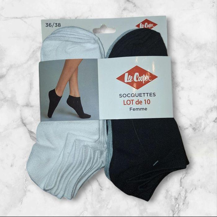 Lot de 10 paires de Socquettes Femmes Lee Cooper 36/38