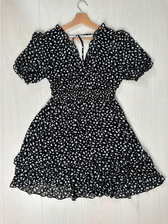 🌺Robe Goa - noir blanc doré - casual - neuve 🌺 - photo numéro 5