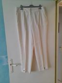 Pantalon neuf blanc/écru