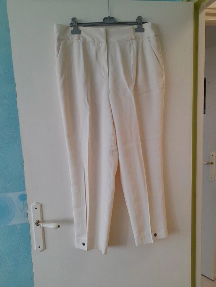 Pantalon neuf blanc/écru - photo numéro 1