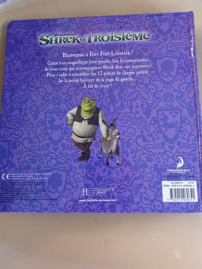 Mon livre puzzle shrek le troisième - photo numéro 2