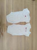 Lot de 2 bodies manches courtes