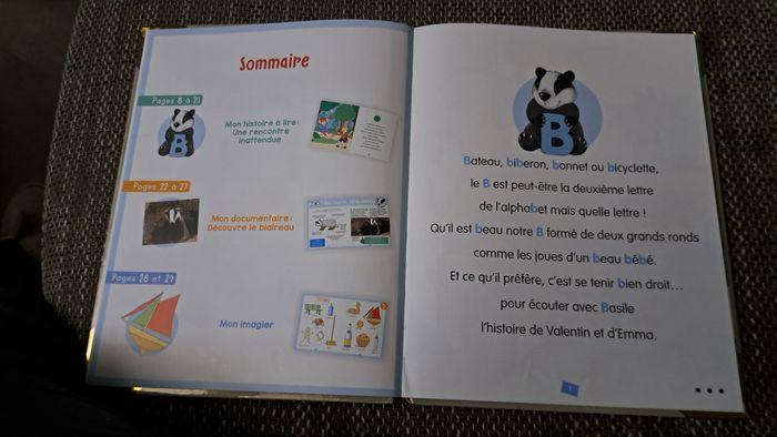 Livre +peluche lettre B - photo numéro 3