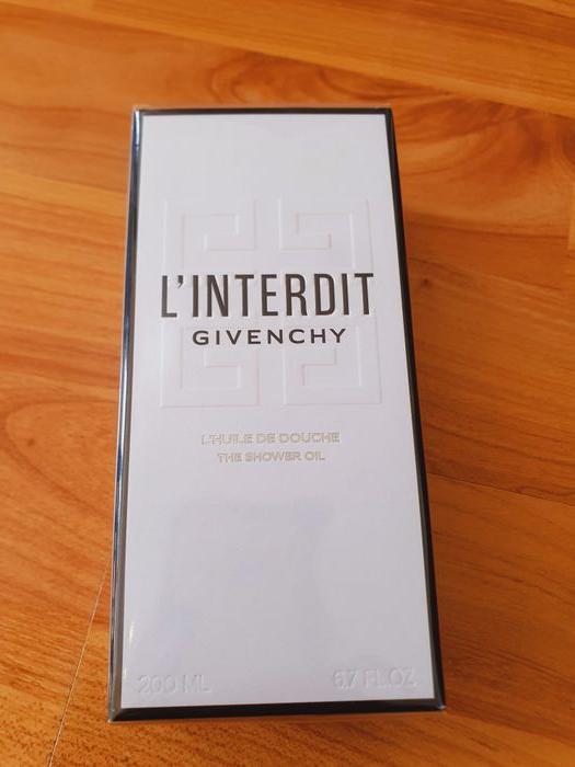 Huile de Douche "GIVENCHY L'INTERDIT" 200 ml neuf sous blister. - photo numéro 2