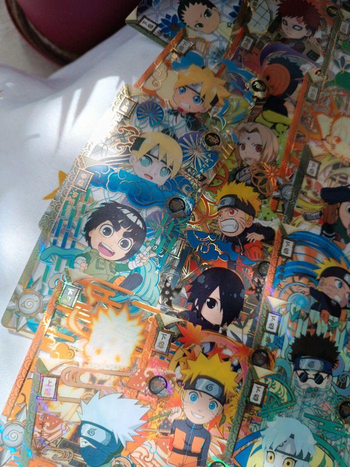 Carte card Naruto rigide transparente japonaise manga animé tcg tgr kayou lot set booster - photo numéro 15