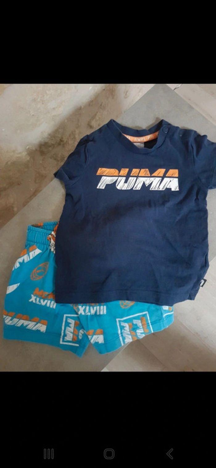 Ensemble été short- t shirt PUMA neuf - photo numéro 2