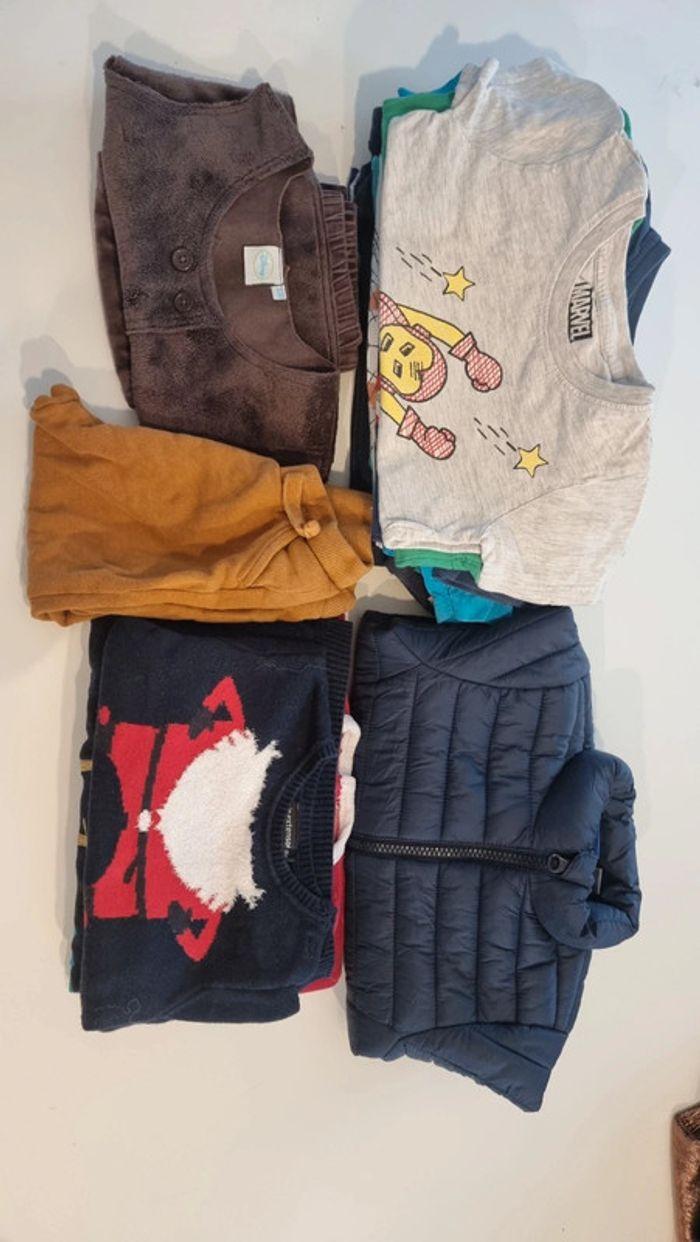 Lot vêtements garçon 24 mois/2 ans chaud/hiver - photo numéro 1