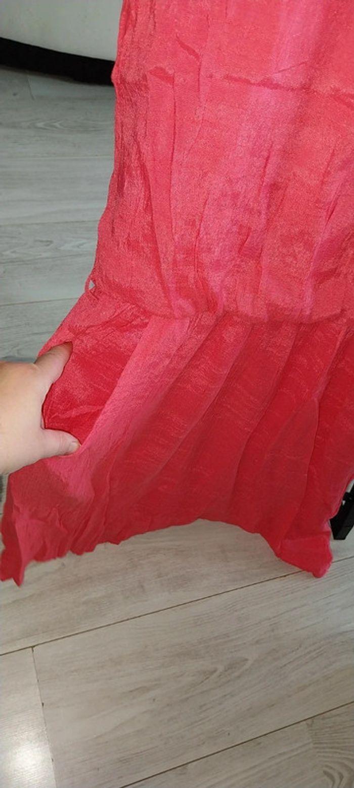 Robe corail taille 42 Gemo. Portée 1 ou 2 fois seulement. Doublée - photo numéro 2