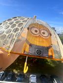 Parapluie cloche minions enfant jaune