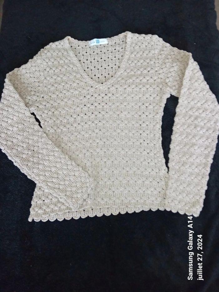 Pull maille crochet - photo numéro 1