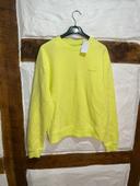 pull neuf jaune fluo