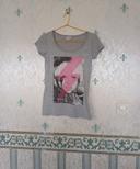 Tee shirt gris Lady gaga