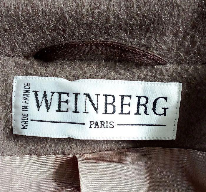 Manteau long Weinberg Paris Vintage made in France taupe taille M - photo numéro 13