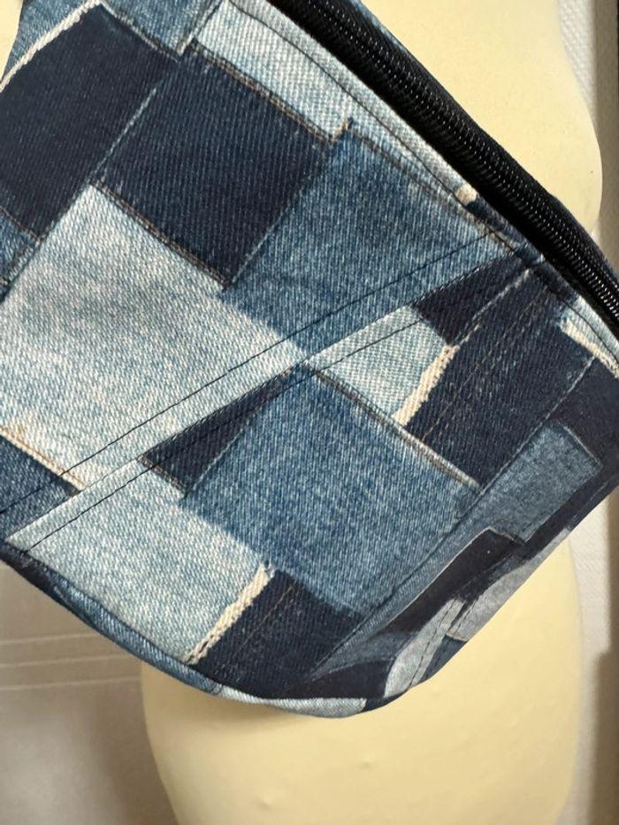 Sac banane jean patchwork - photo numéro 3