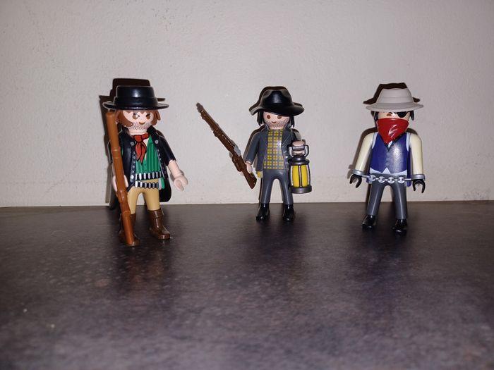 Playmobil western lot de 3 bandits - photo numéro 1