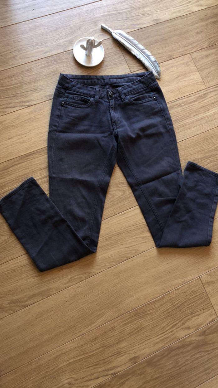 Pantalon gris taille 26 👖 lord richards bouton tête de mort - photo numéro 3